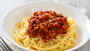 ミートソース追従充填　　パスタソース充填機　