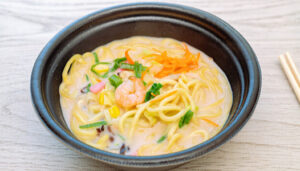 レンジ麺スープ