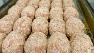 鶏つくねハンバーグ
